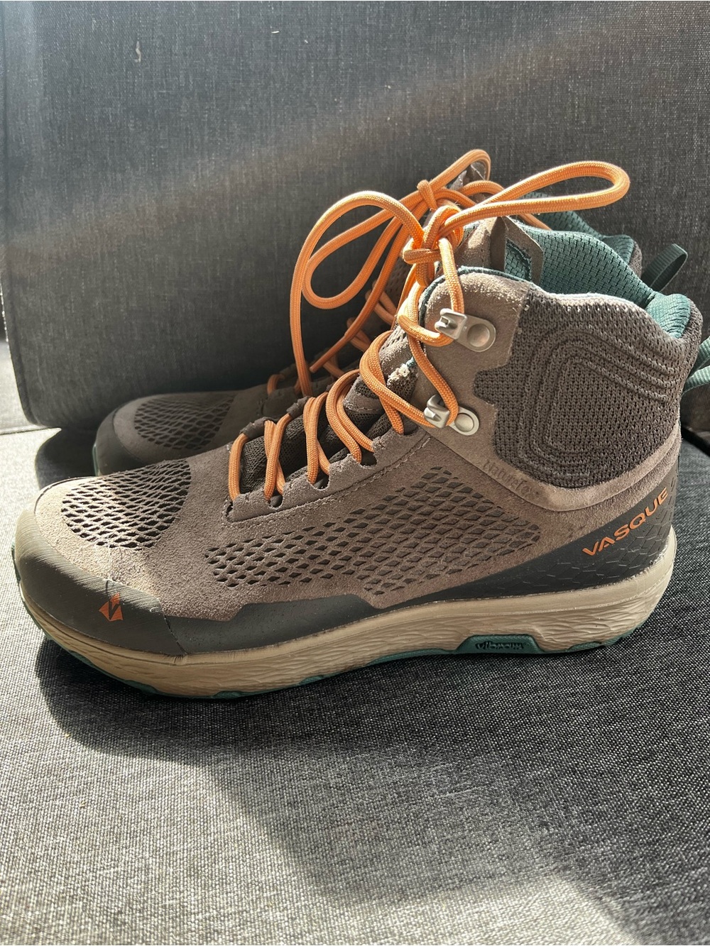 Women’s Vasque waterproof hiking boots with Vibram soles